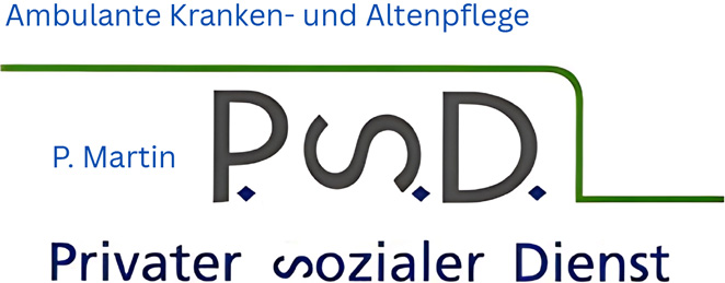 „P.S.D. Privater Sozialer Dienst“-Logo, zur Startseite